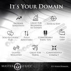 XR Brands® Master Series® Adorn Triple Bead Nipple Clamp Set - Rolik®