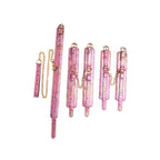 Master Series® Captive Cobra 6 Piece Bondage Set - Pink - Restraints