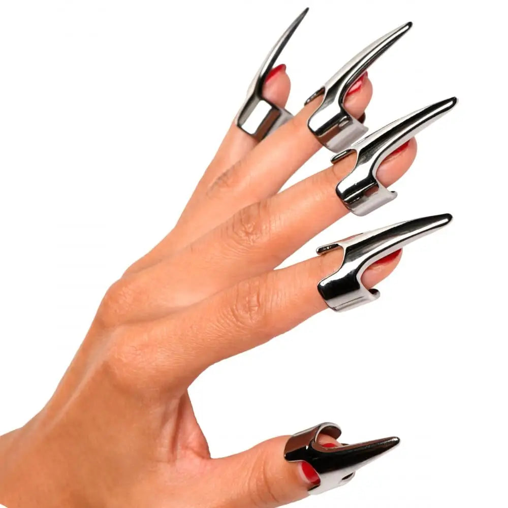 XR Brands® Master Series® Clawed 5-Piece Sensation Play Ring Set - Rolik®