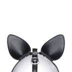 Master Series® Dark Horse Pony Head Harness With Silicone Bit - Black - Gags