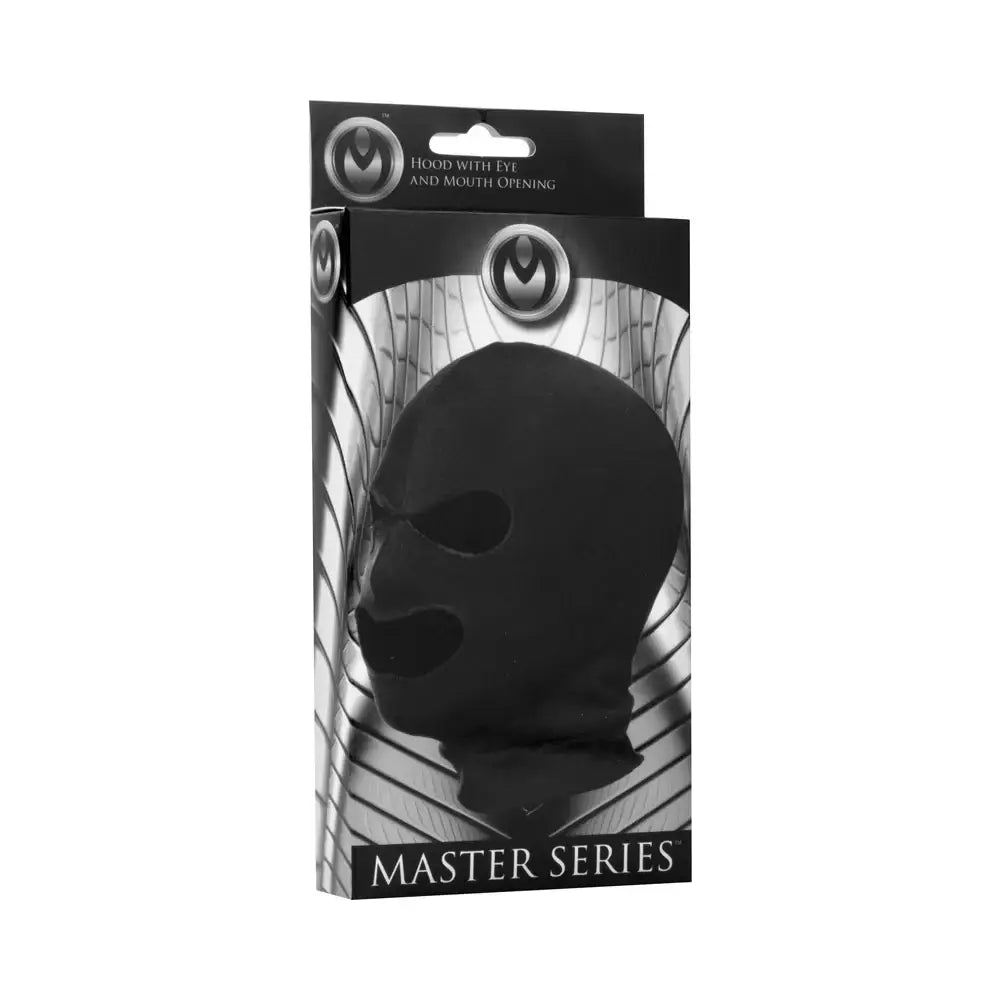 Master Series® Facade Hood with Eye and Mouth Holes - Black