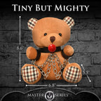 Master Series® Gagged Bondage Teddy Bear - Rolik®
