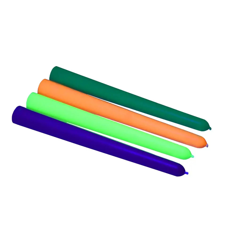 XR Brands® Master Series® Glow Wax UV Blacklight Reactive Drip Candles 4-Pack - Rolik®
