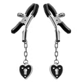 Master Series® Heart Padlock Nipple Clamps - Rolik®