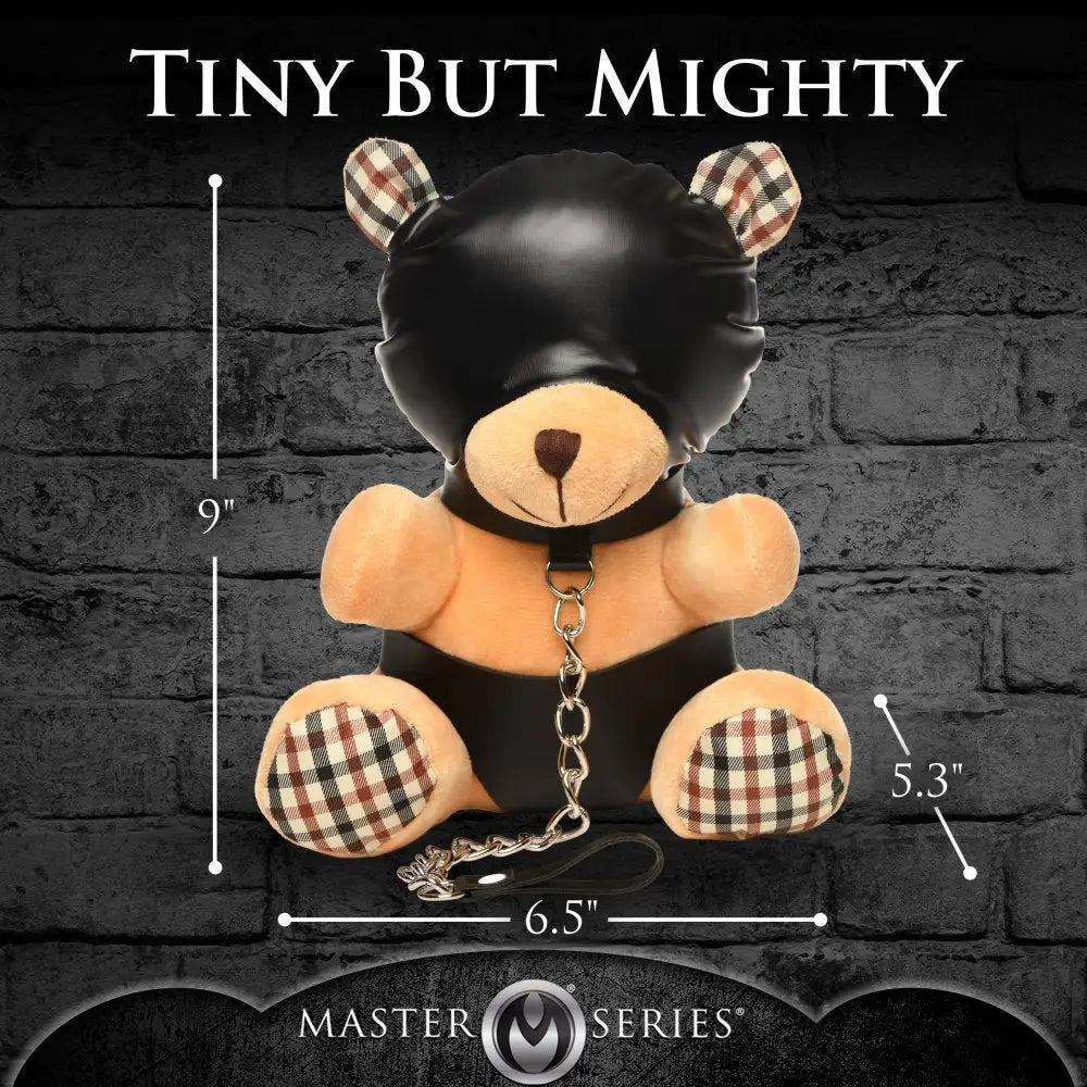 Master Series® Hooded Bondage Teddy Bear - Rolik®