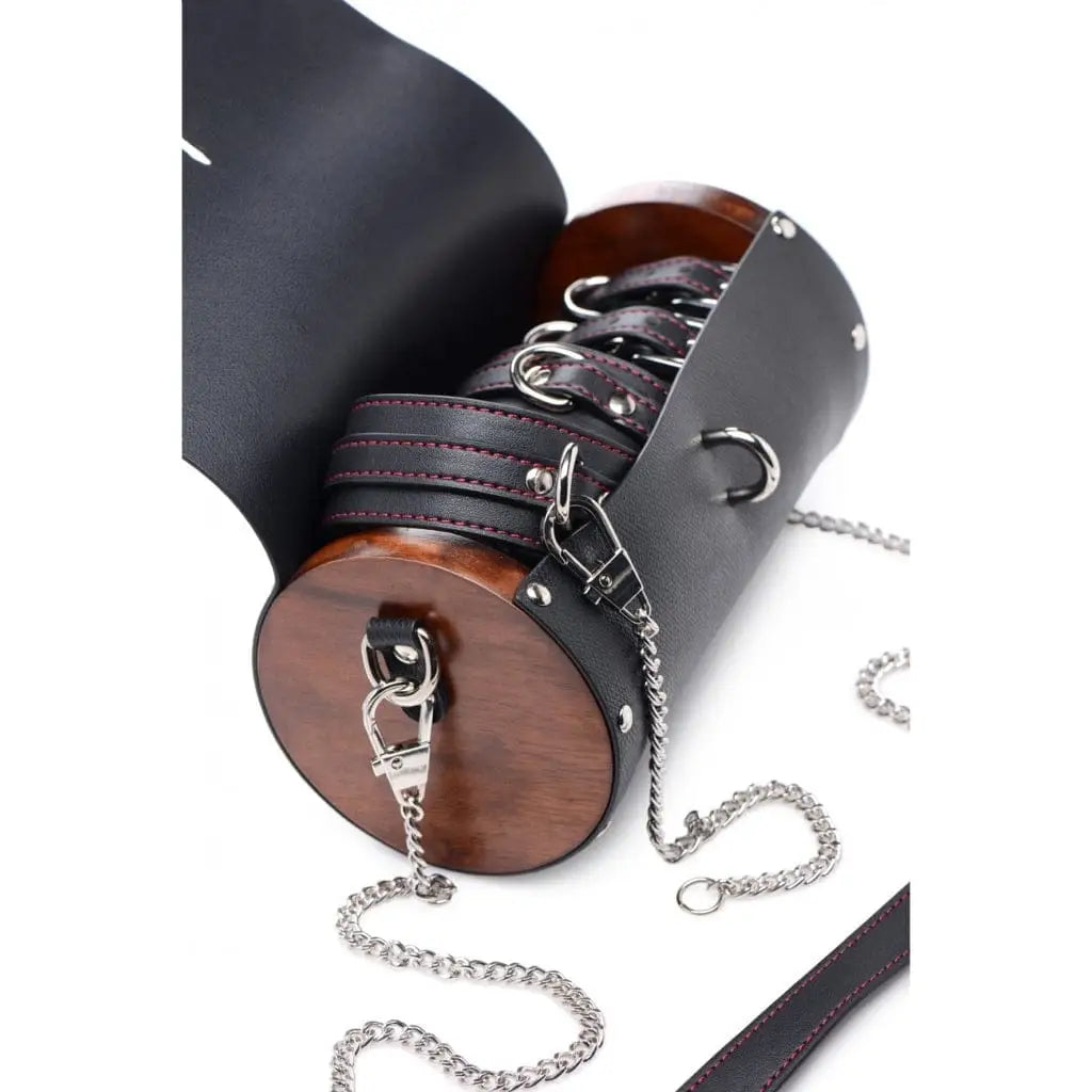 Master Series® Kinky Clutch Black Bondage Set with Carrying Case - Rolik®