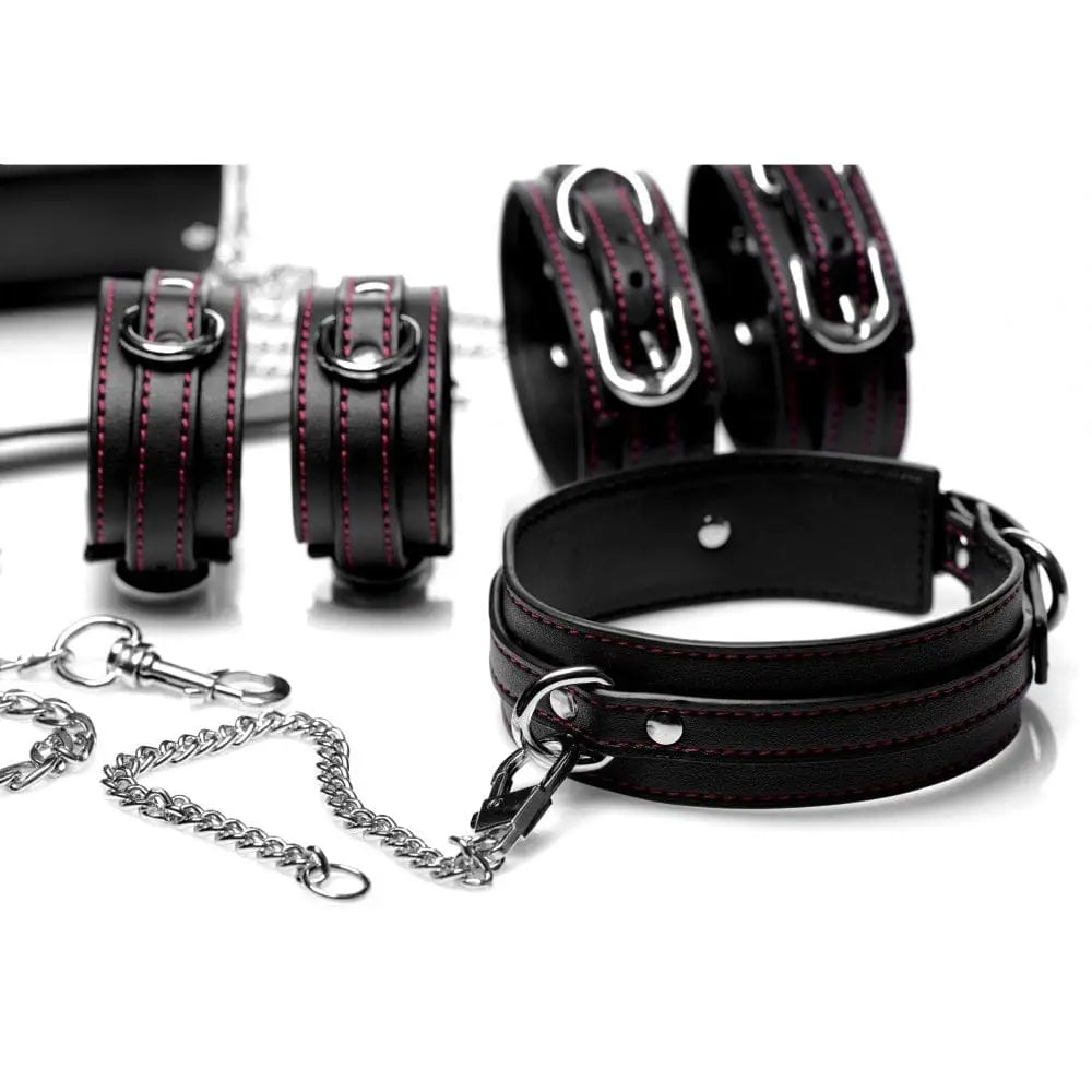 Master Series® Kinky Clutch Black Bondage Set with Carrying Case - Rolik®