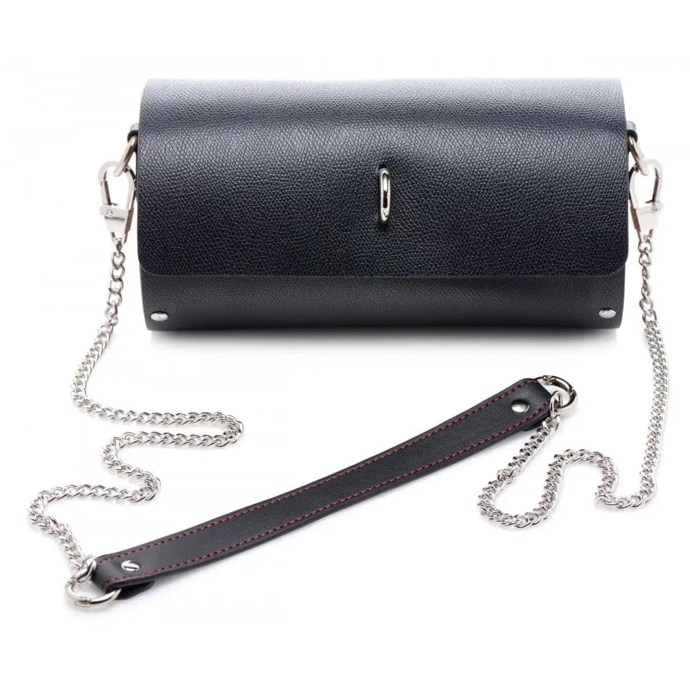 Master Series® Kinky Clutch Black Bondage Set with Carrying Case - Rolik®