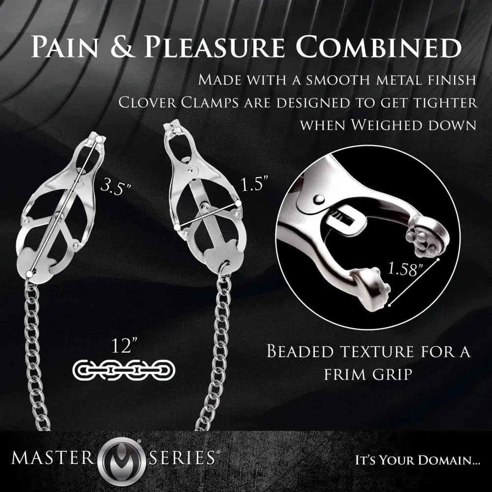 Master Series® Monarch Clover Style Nipple Clamps - Rolik®