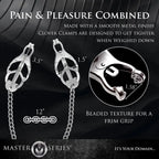 Master Series® Monarch Clover Style Nipple Clamps - Rolik®