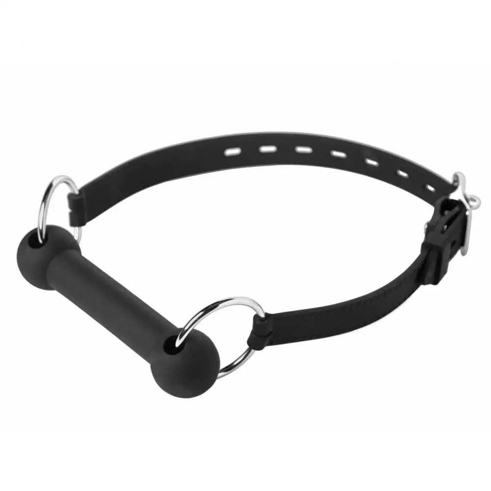 Master Series® Mr. Ed Lockable Silicone Horse Bit Gag - Rolik®