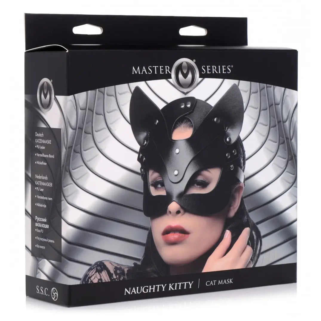Master Series® Naughty Kitty Cat Mask - Black