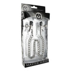 Master Series® Ox Bull Nose Nipple Clamps - Silver