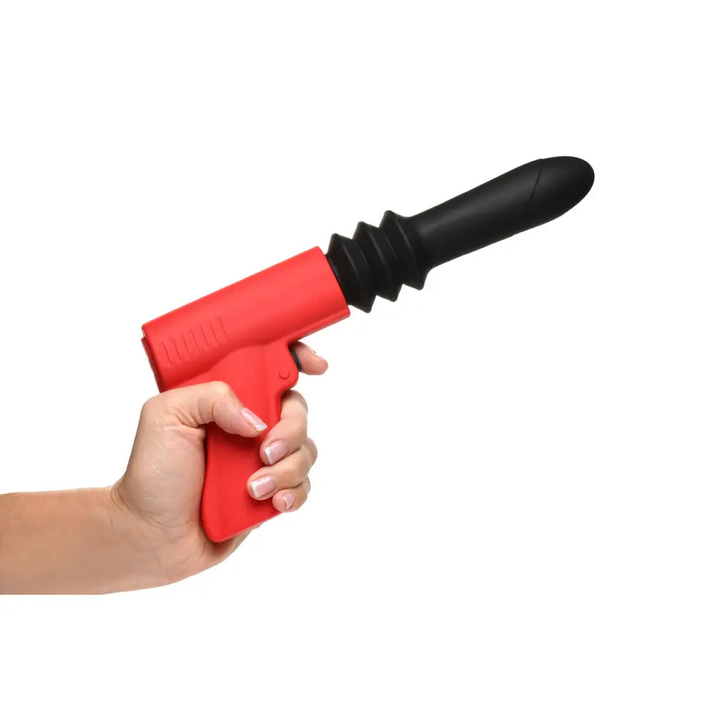 Master Series® Pistola Pounder Thrusting Vibrator - Red