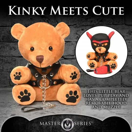 Master Series® Pup Bear with Removable Muzzle and Hood - Rolik®