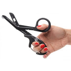 Black Master Series® Snip Heavy Duty Bondage Safety Scissors with Clip