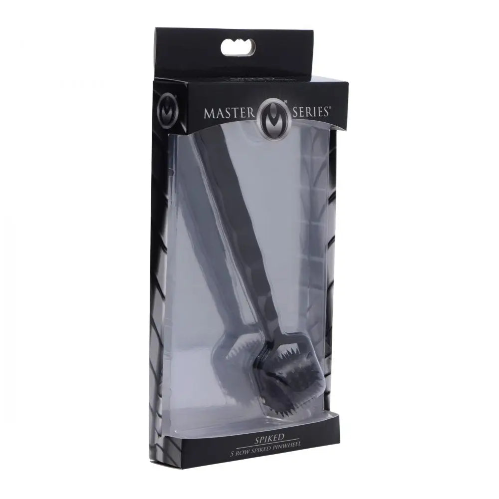 Master Series® Spiked 5 Row Pinwheel - Black - Tickler