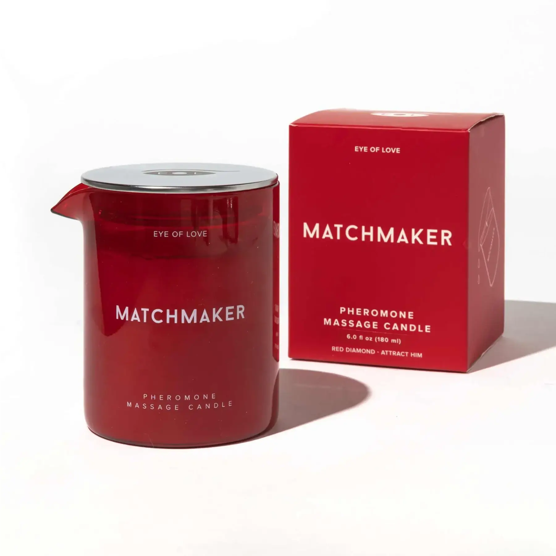 Matchmaker Red Diamond Attract Him Massage Candle - 6 fl. oz.