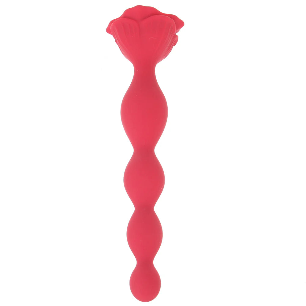 Bloomgasm™ Beaded Silicone Rose Vibrator - Rolik®