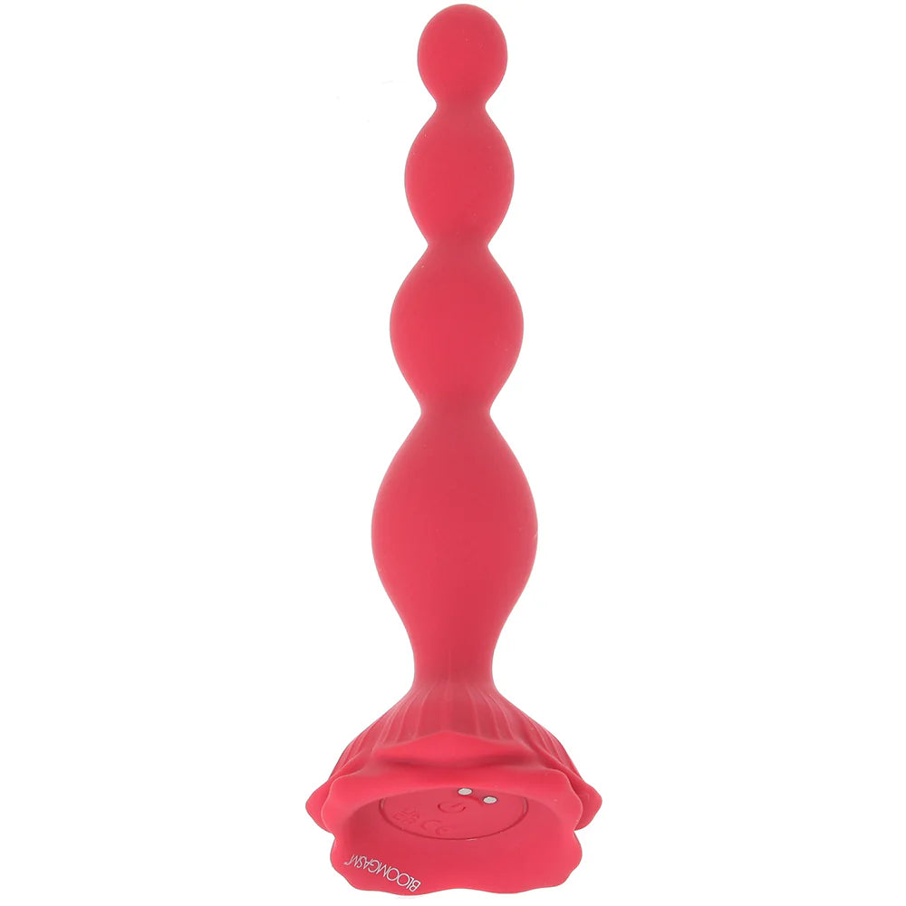 Bloomgasm™ Beaded Silicone Rose Vibrator - Rolik®