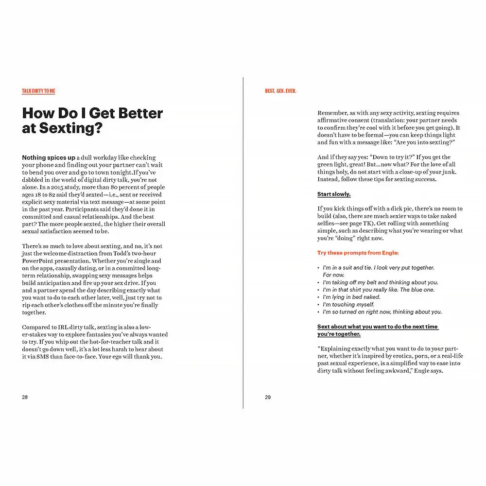 Men’s Health Best. Sex. Ever. - 200 Frank Funny & Friendly Answers About Getting It On - Books