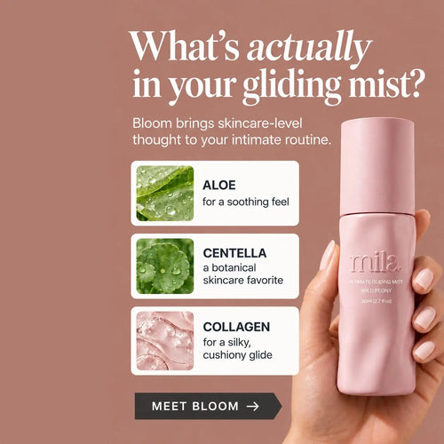Mila Bloom Wild Peony Water-Based Intimate Gliding Mist 1 Bottle