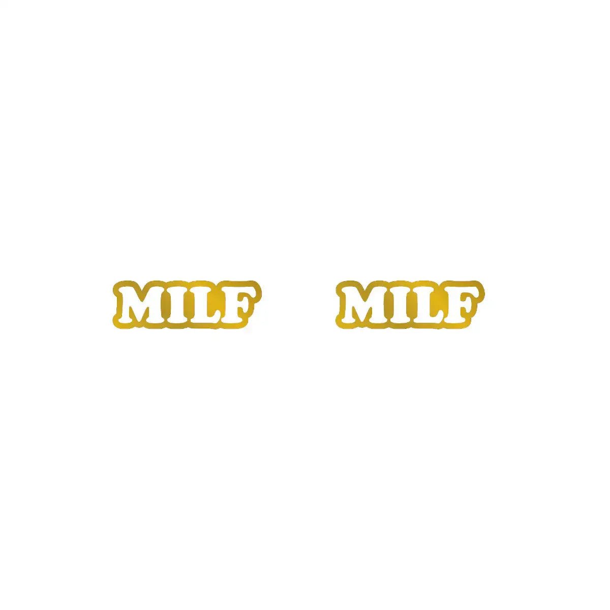 MILF Earrings - Gold - Jewelry