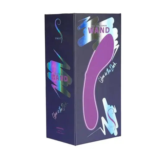 The Mini Swan Glow in the Dark Wand Vibrator - Rolik®