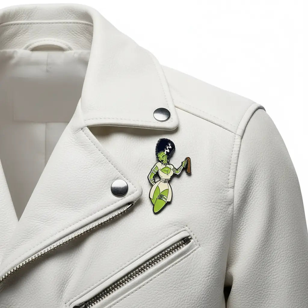 Miss Frank Enamel Pin