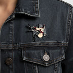 Miss Mando Enamel Pin