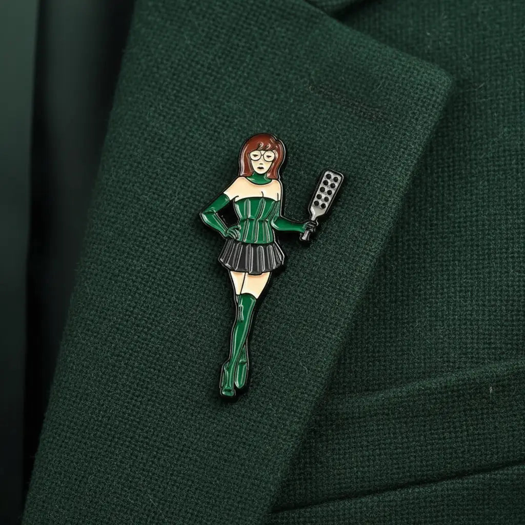 Mistress D Paddle Enamel Pin