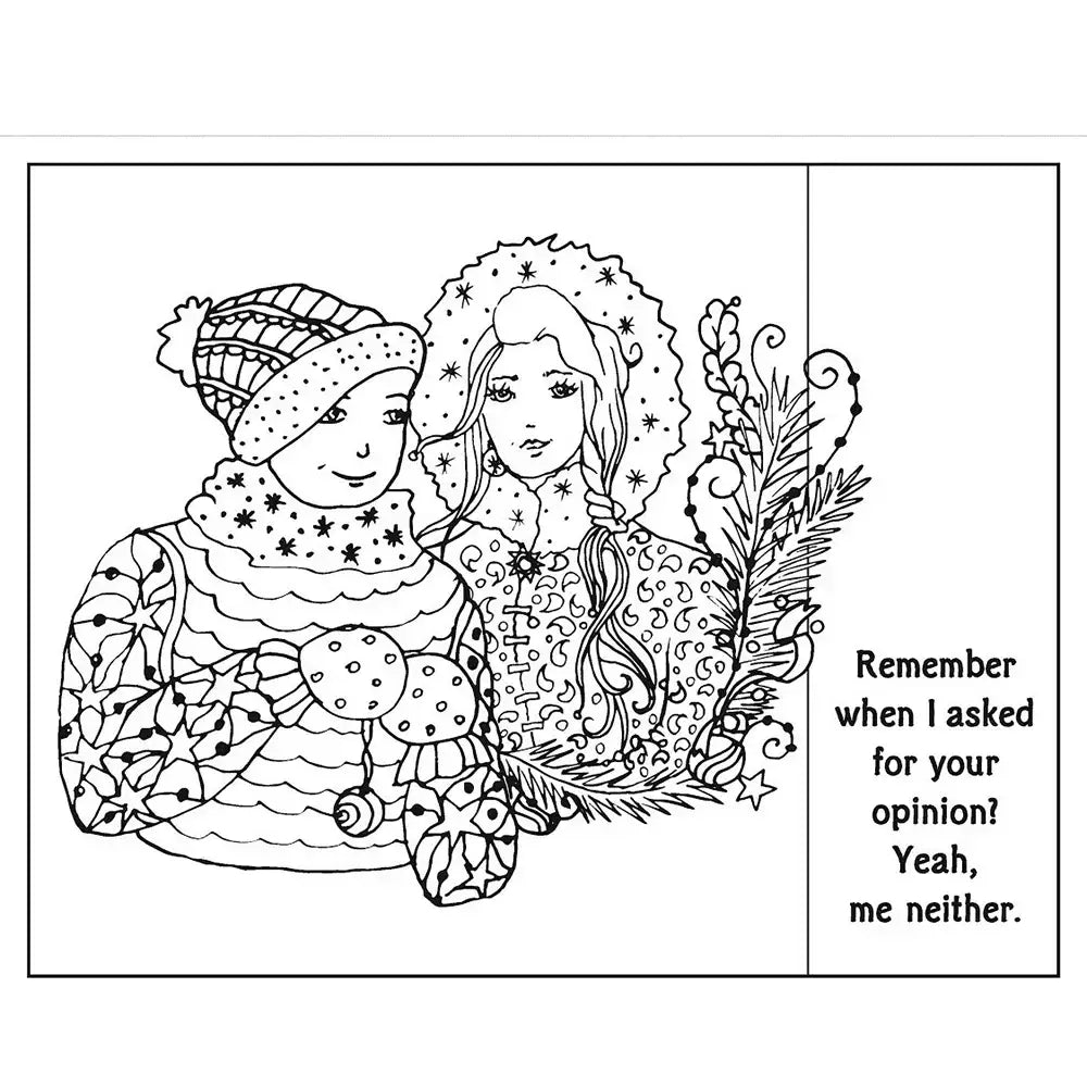 Mommy Drinks Because You Cry Coloring Book - Books