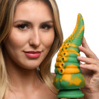 Monstropus Tentacled Monster Silicone Dildo - Green