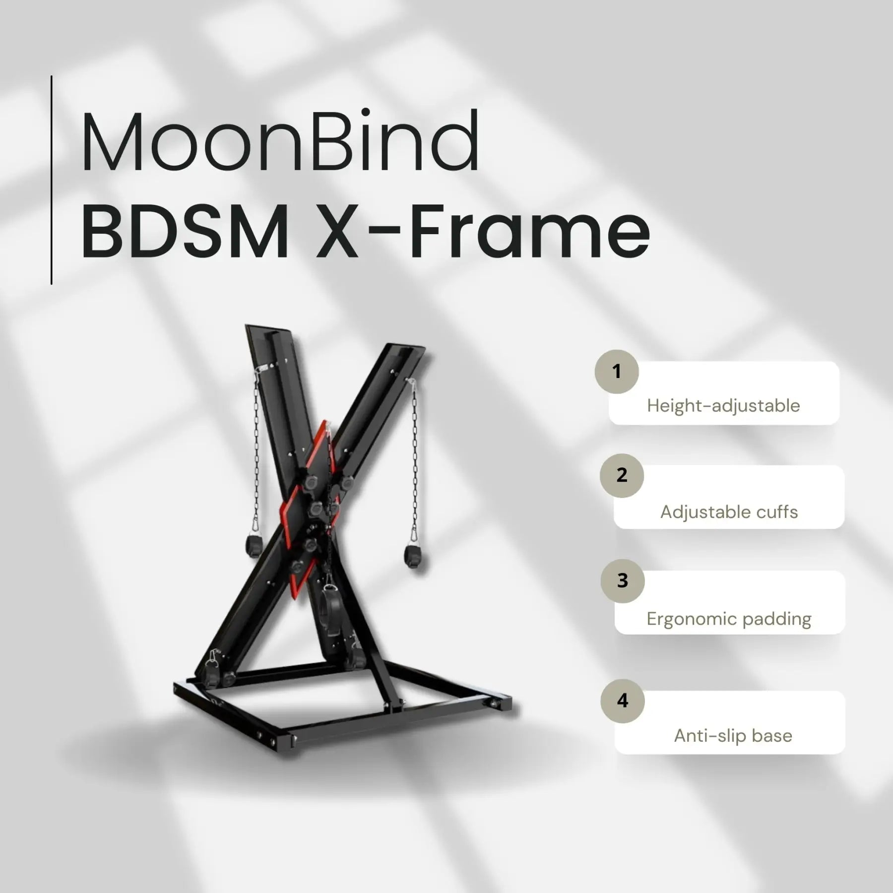 MoonBind Premium X-Frame Bondage Kit