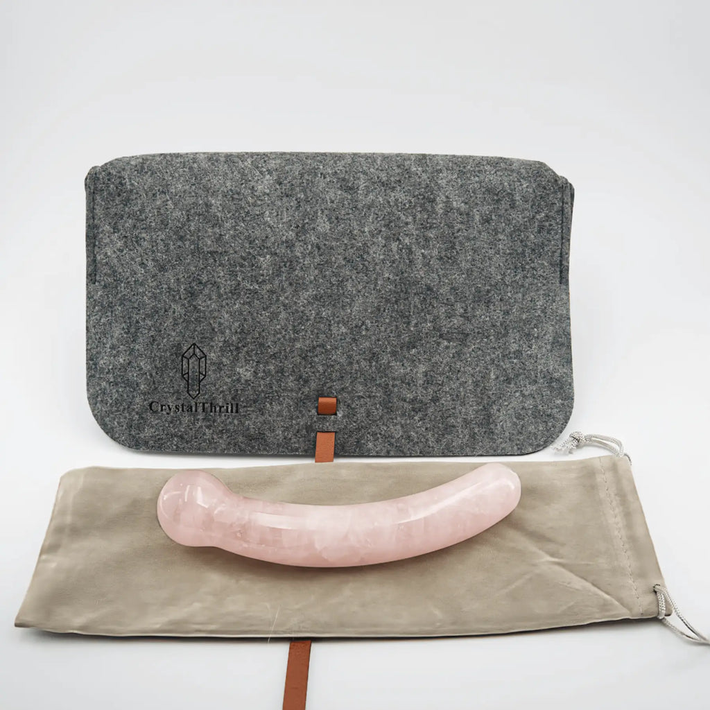 Mooncrest Rose Quartz Wand / 7’’ Dildo