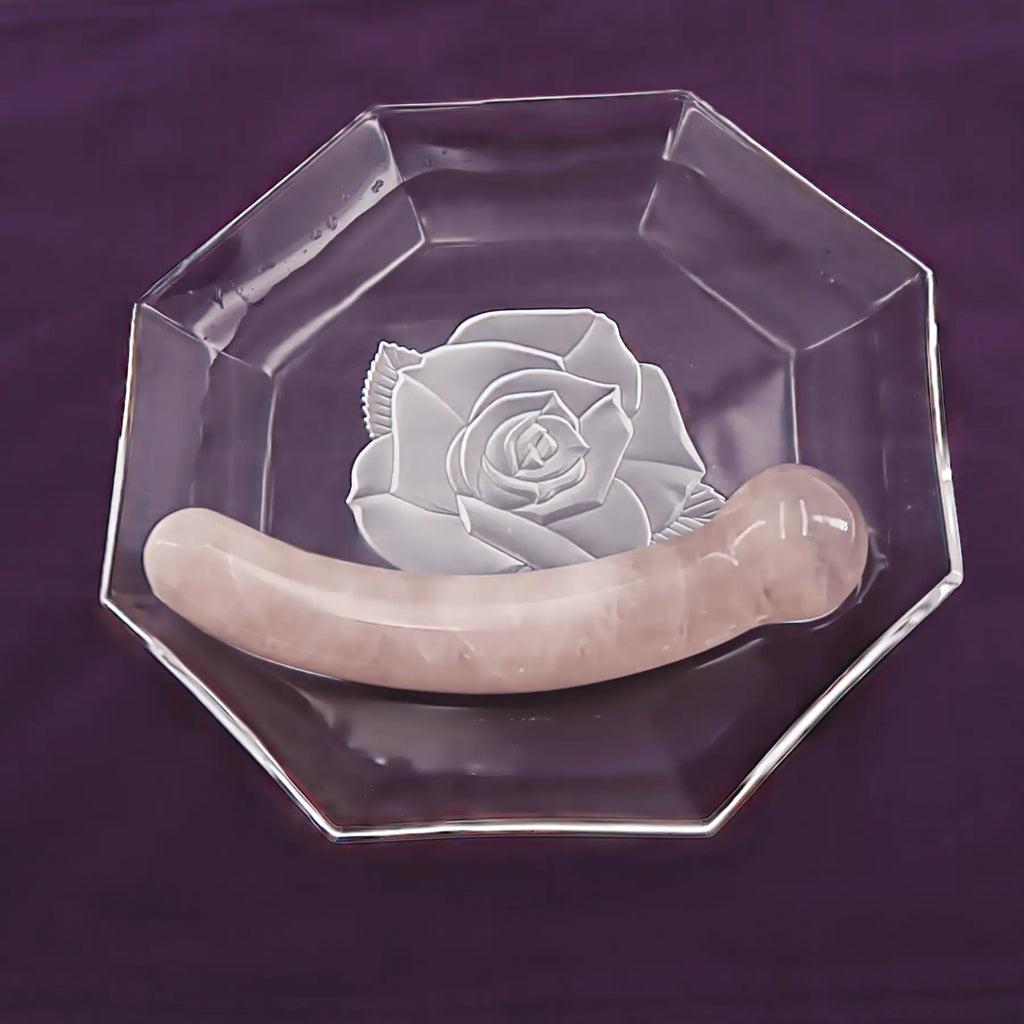 Mooncrest Rose Quartz Wand / 7’’ Dildo