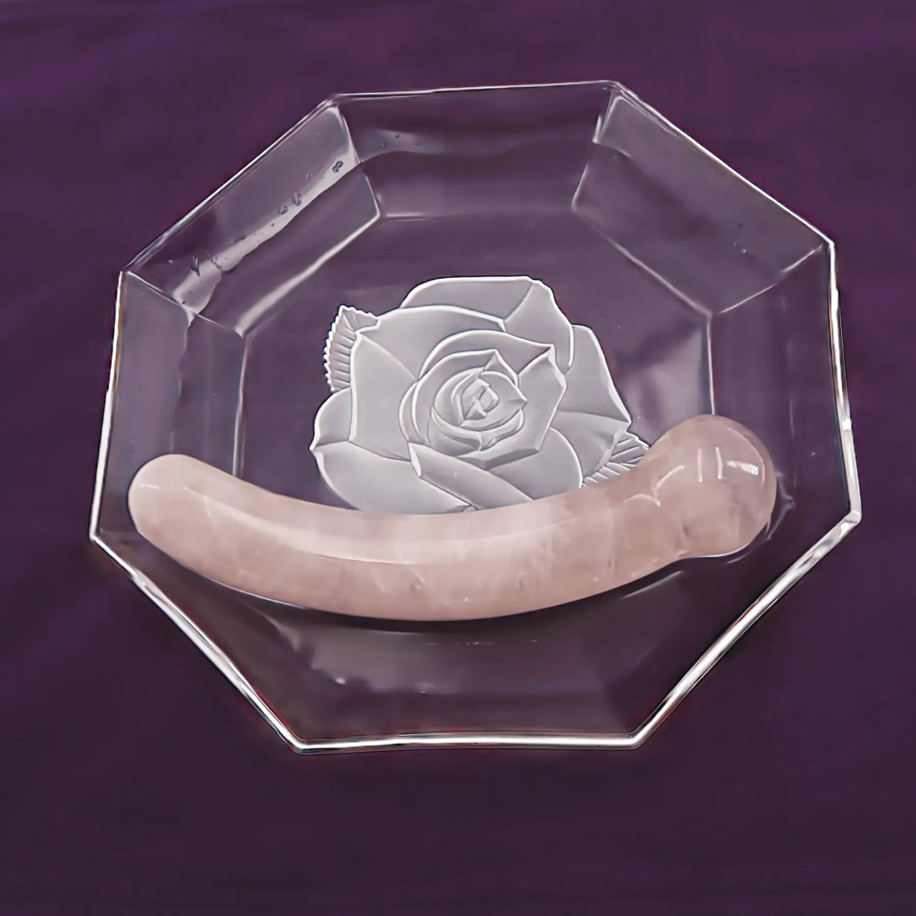 Mooncrest Rose Quartz Wand / 7’’ Dildo
