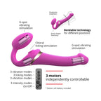 Multi Orgasm Bendable Strap - On Dildo