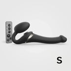 Multi Orgasm Bendable Strapless Strap-On - Black / Small - Dildo