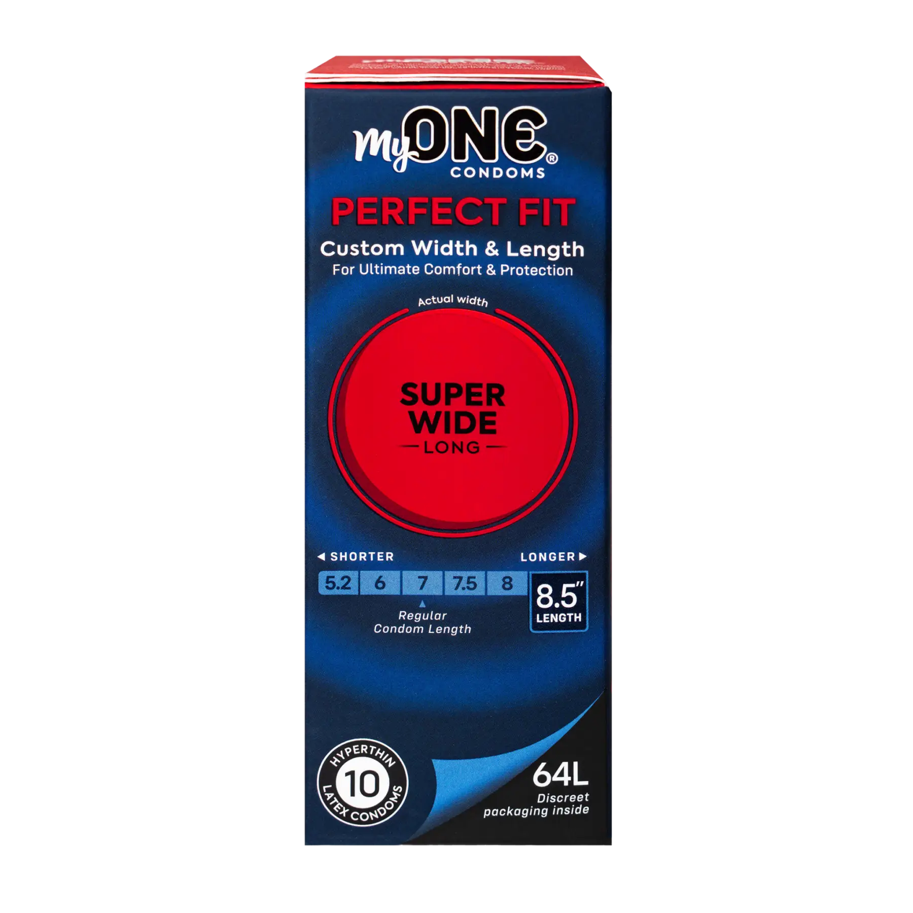 MyONE® Perfect Fit Super Wide & Long Condoms Rolik®