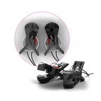 Mystim Barry Bite Bipolar eStim Nipple Clamps Black