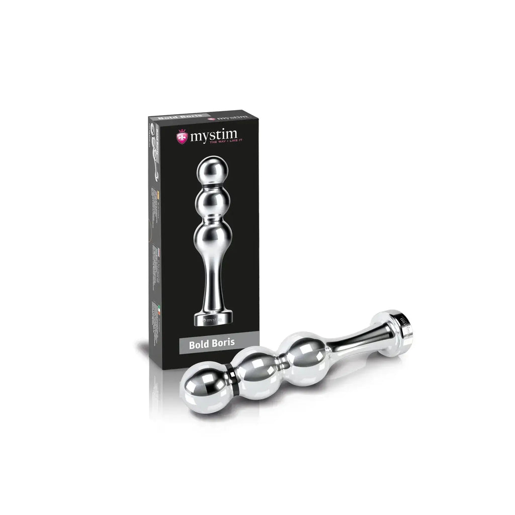 Mystim Bold Boris E-Stim Ball Dildo | Aluminum | Vaginal & Anal