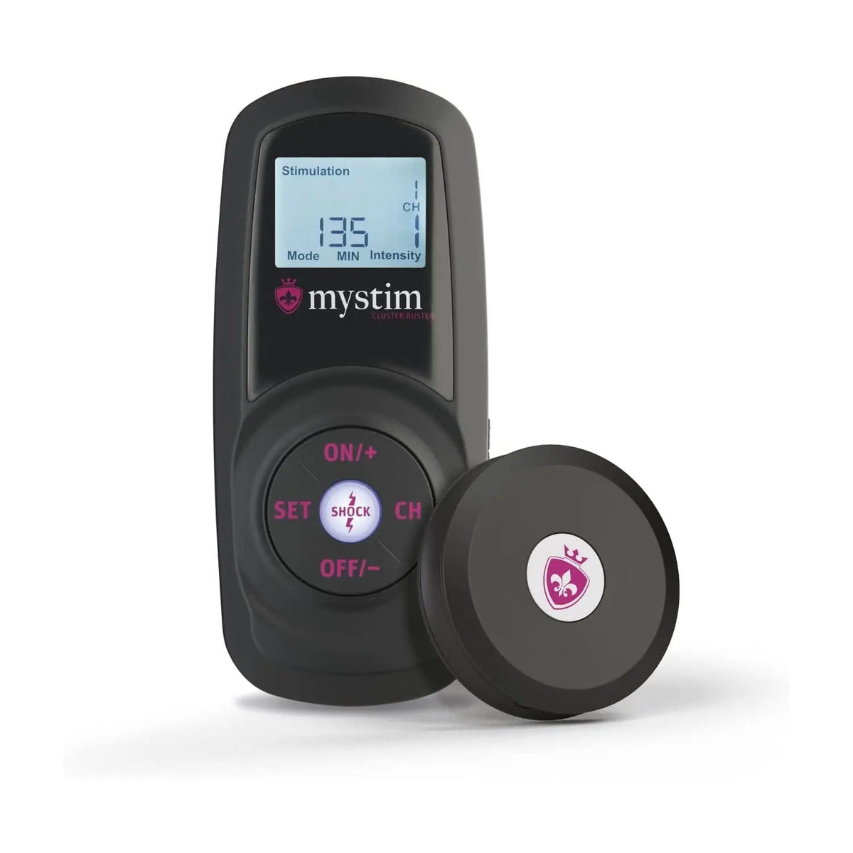 Mystim Cluster Buster E-Stim Starter Kit with Remote Control