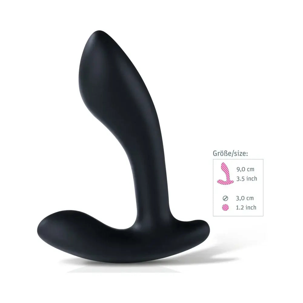 Mystim Flexing Flavio Prostate Stimulator with E - Stim - Black - Electrostim