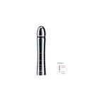 Mystim Glossy Glen eStim Aluminum Dildo Silver