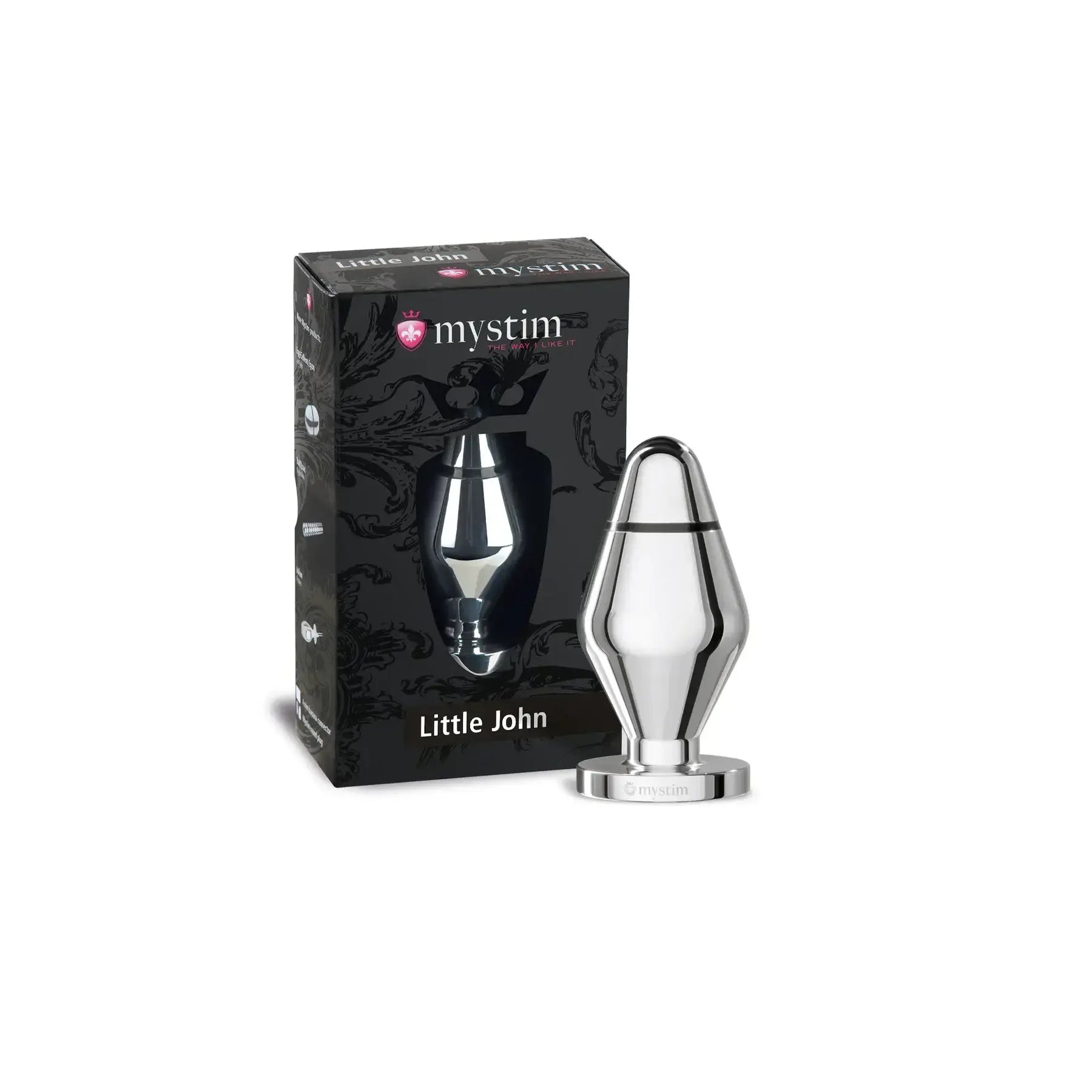 Mystim Little John Aluminium E-Stim Butt Plug