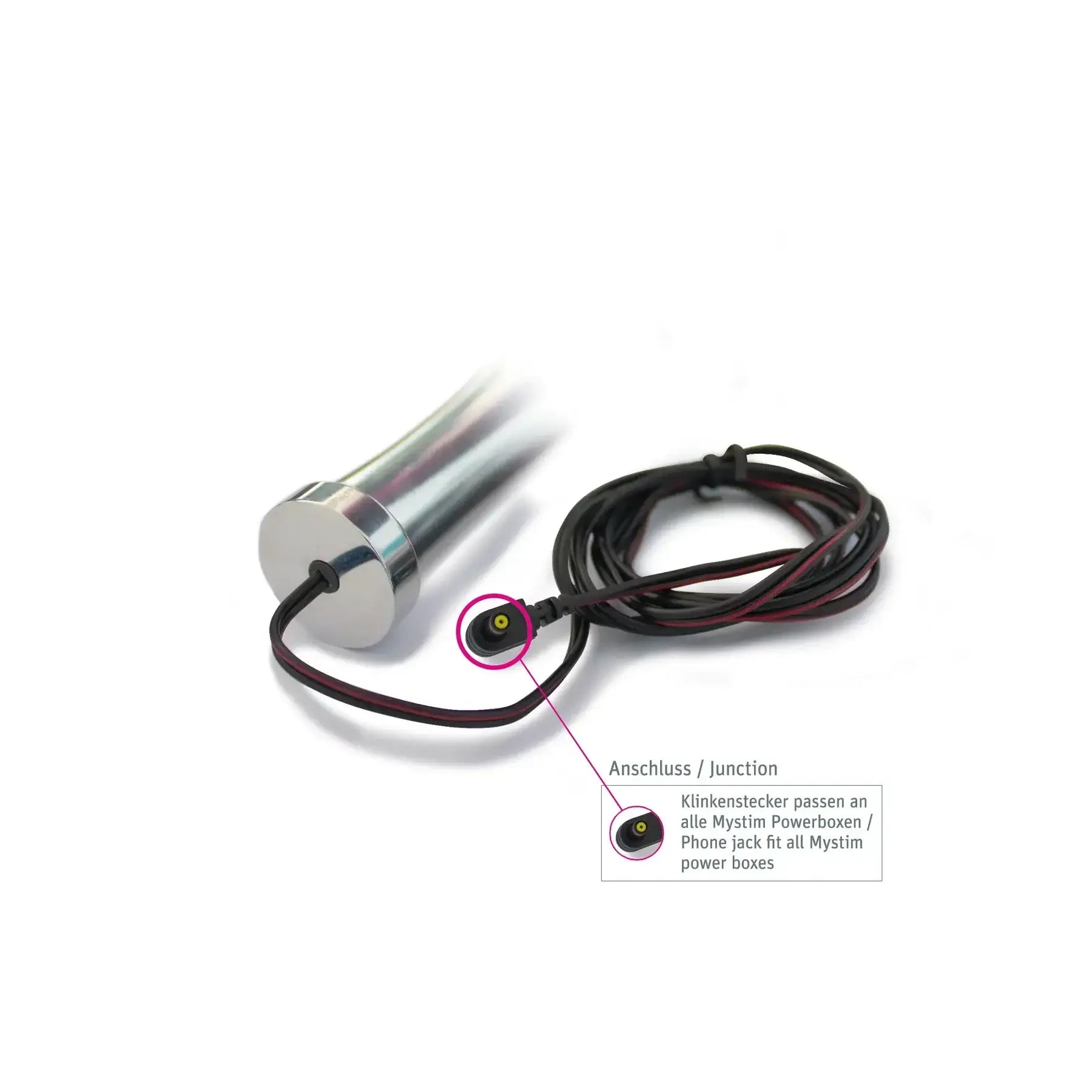 Mystim O(h!)-thello E-Stim Aluminium Dildo