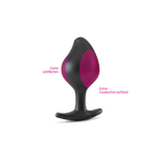 Mystim Rocking Vibes E-Stim Vibrating Remote Butt Plug Black