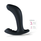 Mystim Twisting Tom Prostate Stimulator with E - Stim - Black - Electrostim