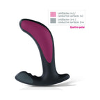 Mystim Twisting Tom Prostate Stimulator with E - Stim - Black - Electrostim